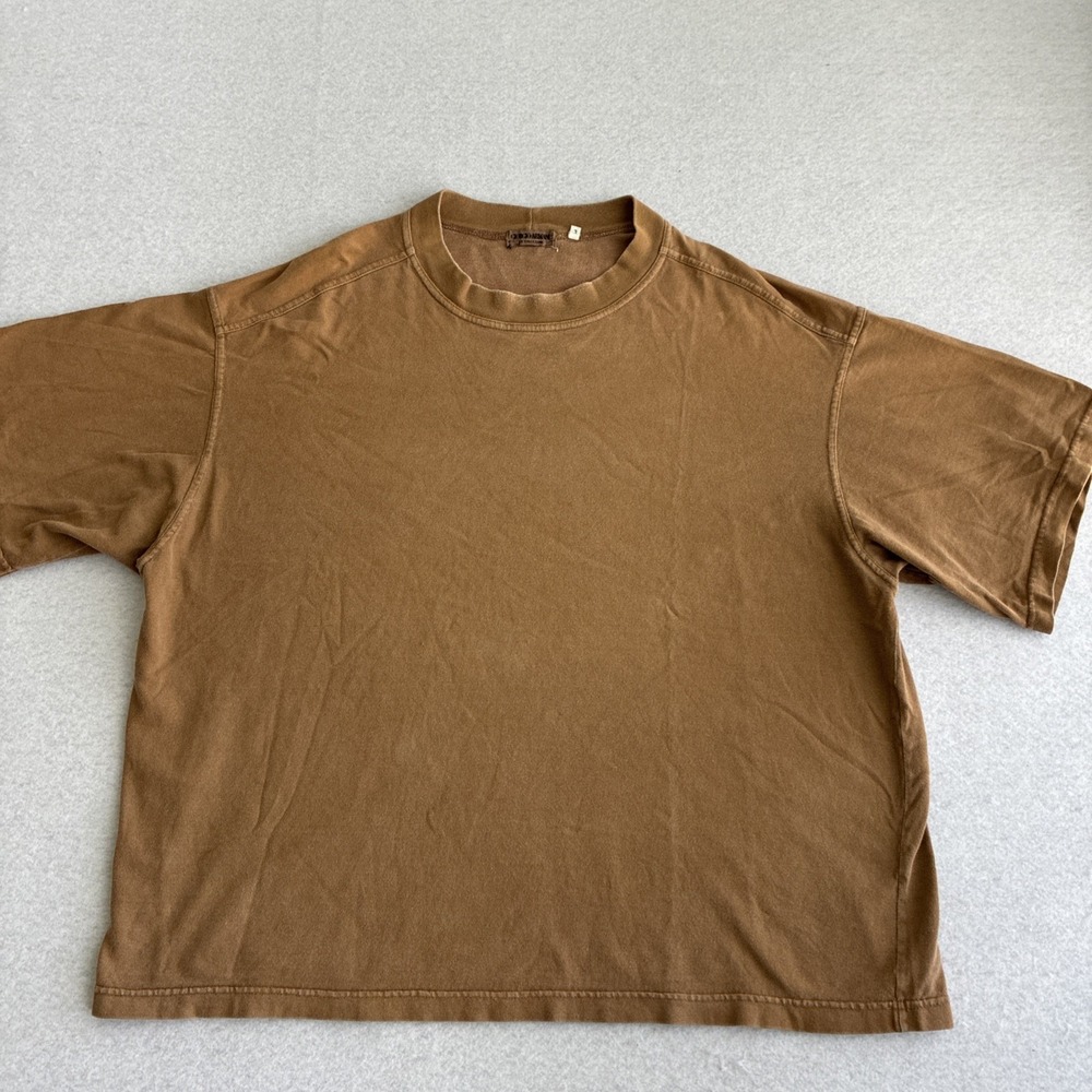 VINTAGE 90s Giorgio Armani Le Collezioni Heavyweight Cotton Shirt Oversized Boxy